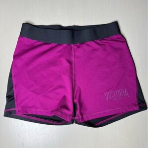 Victoria’s Secret Shorts Active Pink/Black Athletic Training Size M Workout Gym
